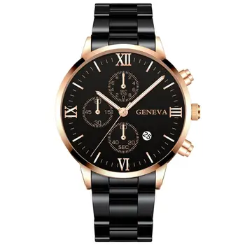 Relogio masculino ceasuri barbati 2019 Moda Cristal de Lux din Oțel Inoxidabil Analog Cuarț Ceas de mână Ceas de Afaceri Ceas reloj