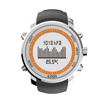EZON H506 Bărbați Drumeții de Munte, Alpinism, Multifuncțional Sport în aer liber Digital Ceas cu Altimetru Barometru Busola