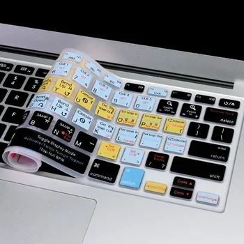 ASR Serato Scratch Live coreean Taste de comenzi Rapide Silicon Tastatura Capac Protector Pentru Tastatura Mac Air Pro Retina 13
