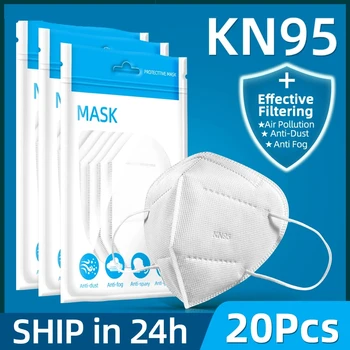 De înaltă Calitate 5 Straturi KN95 Masca de Siguranță Respirator Mască de Protecție a Feței KN95Masks Gura Praf Reutilizabil RAPID de TRANSPORT maritim