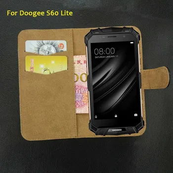 6 Culori Super!! Doogee S60 Lite Caz Flip Piele De Lux Exclusiv De Protecție Speciale Capacul Telefonului+De Urmărire
