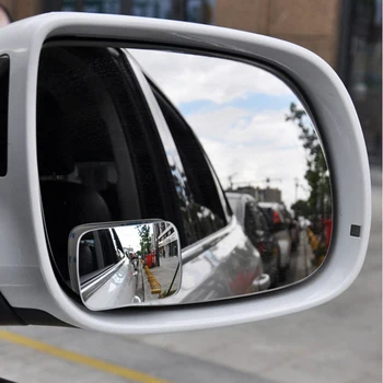 YASOKRO 1 Pereche Masina Blind Spot Mirror Reglabil Rotatie de 360 de Grade Unghi Larg Oglindă pătrată Convex Oglinda retrovizoare oglinda de la Masina
