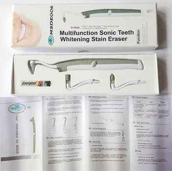 Igiena orala Moale Sonic LED-uri Portabile Dentare Kit Dinte Pata Eraser & Poliser & Gumă de Masaj model MSDE-006