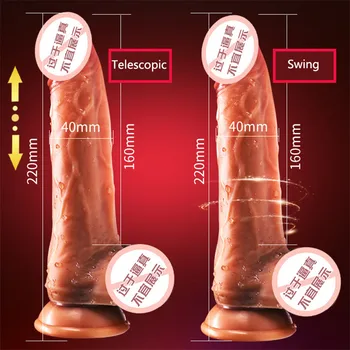Pasiunea infinit la distanță fără Fir rotative telescopice penis vibrator real penis de silicon penisul masturbari sex feminin jucarii