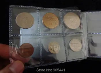 10 Pagini De 60 De Buzunare Monede Album Suport De Stocare Colectarea De Bani De Colectare Pagina Fix Transport Gratuit