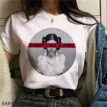 Feministele Tricou Femei de Imprimare T-shirt Girl Power Grafic T-shirt Grunge Estetice Sus Personalitate Teuri de sex Feminin