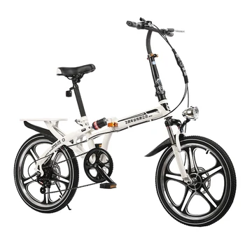 Noul Brand Om Biciclete BMX de 20 inch Roți de Carbon, Cadru din Oțel Moale-Coada de Frână de la Discul de Pliere Bicicleta Copii Doamna Biciclete