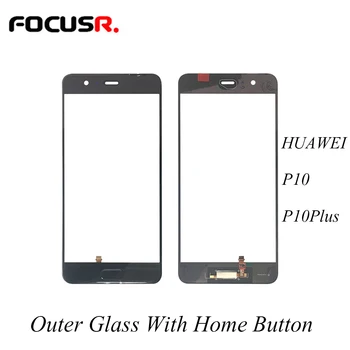 P10 Ecran LCD Touch Panel Exterior de Sticlă, se Acoperă Cu Button Acasă Cablu Flex Pentru Huawei P10 P10 Plus Telefon Mobil Touch Panel de Schimb