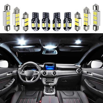 Pentru 2000-Nissan maxima Alb accesorii auto Canbus fara Eroare LED-uri de iluminare Interioară lampă de Lectură Kit Harta Dom Licență Lampa