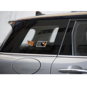 Drăguț bulldog masina autocolant decor imagine animal de styling auto Pentru BMW MINI Cooper S JCW f54 f55 f56 f60 r55 r56 r60 r61 clubman