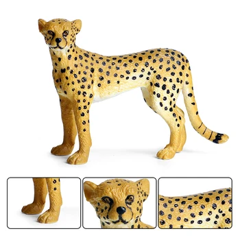 Simulare Leopard Lup Grădină Miniaturi, Figurine Gnomi Moss Terarii Acasă DIY Decorare Accesorii Jucării Pentru Copii Cadouri