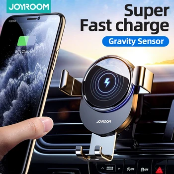 Joyroom Masina Suport de Telefon încărcător wireless 15W Încărcător Wireless Qi de Montare în Mașină Inteligent Infraroșu pentru Aerisire Montare Pentru iPhone