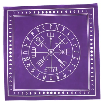 2019 lună nouă fază de alimente integrale rune divinație Altar față de masă de Altar patch față de masă