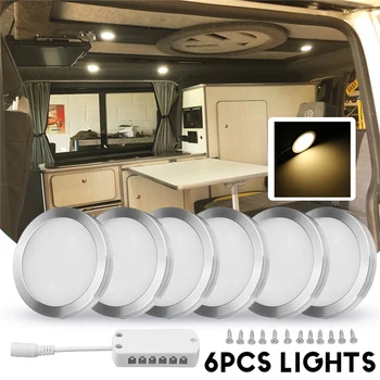 12V 2-2.5 W/Buc 6 buc Interior Lumini Led Spot 2019 Rulota Caravana Motorhome Lumină Strălucitoare