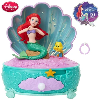A 30-a Aniversare Original Disney Mica Sirena Muzica Perla Caseta de Bijuterii Printesa Frozen Elsa Anna Cifre Fete Cadou