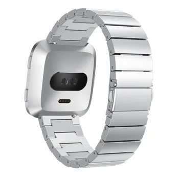 Curea de ceas Pentru Fitbit Versa/Versa 2/versa lite trupa brățară din oțel Inoxidabil de înlocuire watchband încheietura curea de accesorii Inteligente
