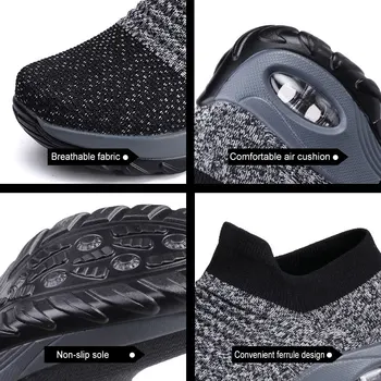 Adidasi pantofi pentru femei 2021 primavara toamna pantofi casual femei tenisi slip-on platforma adidasi femei ochiurilor de plasă respirabil pantofi de femeie