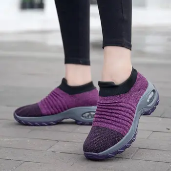 Adidasi pantofi pentru femei 2021 primavara toamna pantofi casual femei tenisi slip-on platforma adidasi femei ochiurilor de plasă respirabil pantofi de femeie