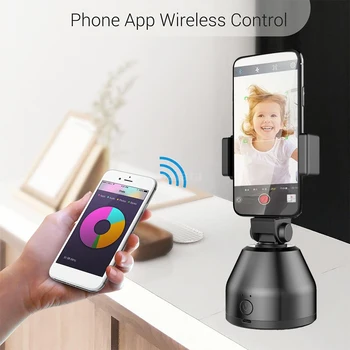 Portabil All-in-one Auto Inteligent de Fotografiere Selfie Stick , 360 de Rotație Auto Fata de Urmărire de Urmărire Obiect vlog Camera Suport de Telefon