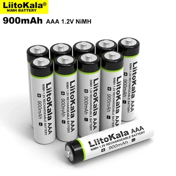 4BUC Original LiitoKala 1.2 V AAA 900mAh NiMH Reîncărcabilă Baterie pentru Lanternă, Jucarii,control de la Distanță