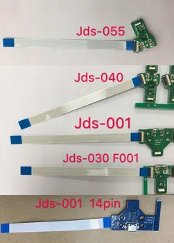 50pcs pentru JDS-001 JDS-011 JDS-030 F001 JDS-040 jds 040 JDS-050 055 Încărcare USB Socket Placa cu flex cablu Pentru controller PS4