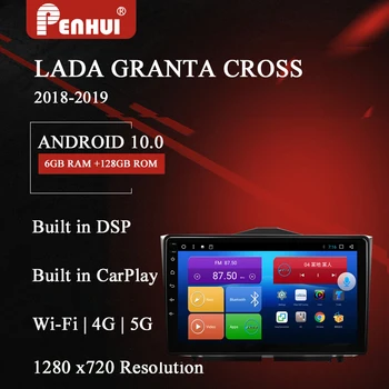 Android DVD Auto Pentru Lada Granta Cruce (Perioada 2018-2019) Radio Auto Multimedia Player Video de Navigare GPS Android 10.0 Dublu DIn