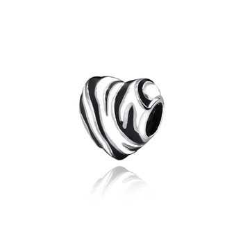 2020 Moda Fierbinte de Vânzare Nou Stil de Argint 925 Farmecul Margele Inima-shap zebra fit Original Pandora Brățară Bijuterii de Argint