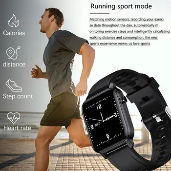 LIGE Noua Brățară Inteligentă Pedometru Fitness Tracker Rata de Inima de Monitorizare a Presiunii arteriale Sport Ceas Inteligent Bărbați pentru Android iOS