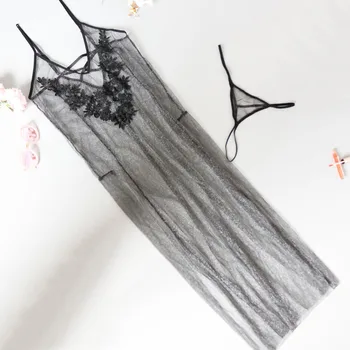 Plus Dimensiune Dantelă Contrastul Spaghete Curea de Rochii de Seara pentru Femei îmbrăcăminte de noapte 2019 Toamna Solid Tiv Scoică Sexy Cami Sleepwear gol