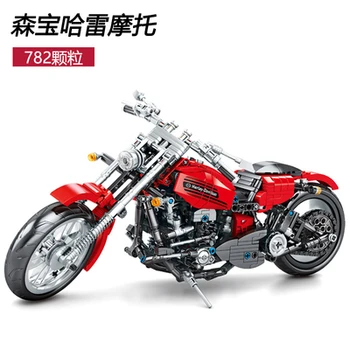 1023PCS Harleyinglys Motoare Kawasaki Motociclete Ducatis Technic Masina 10269 Blocuri Caramizi Jucării Pentru Băiat Cadouri de Craciun