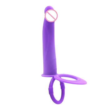 Silicon Dubla Penetrare Penis Nr Vibrator Strap On Vibrator Anal, Dop De Fund Masaj De Prostata Jucării Pentru Femei Barbati Sex Accesorii