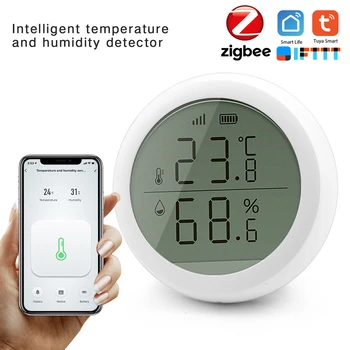Bluetooth Senzor de Temperatură Și Umiditate Cu LCD Ecran Display Lucru Termometru Umiditate Metru de Viață Inteligentă Pentru Acasă