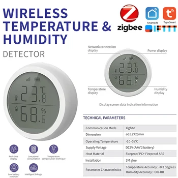 Bluetooth Senzor de Temperatură Și Umiditate Cu LCD Ecran Display Lucru Termometru Umiditate Metru de Viață Inteligentă Pentru Acasă