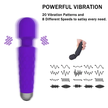 Vibrator pentru Femei Jucării Sexuale Electric AV Stick Jucarii Sexuale pentru un Cuplu Masturbator pentru Femeie Vagin Vibrator Anal Plug de Înaltă Calitate