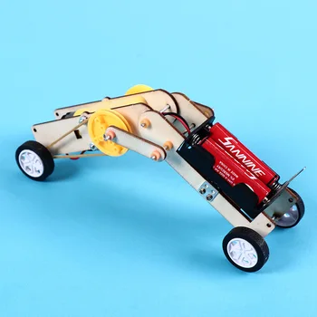 Electronice Plin Robot Truse de Jucarii Pentru Copii, Cadouri DIY Asamblate pe Șenile Model de Masina Tehnologia Experiment de Jucarii Educative