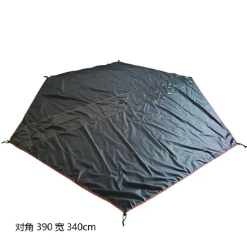 Agățat Cort Interior/de Fund Mat Pentru Piramida Indian Adăpost Anti-Furtună în aer liber Camping Cort Cu Gaură coș de Fum 400*350*240cm