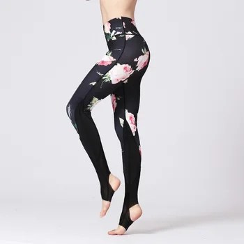 Noi Imprimate cu uscare Rapidă Sport Pantaloni Jos Digitale Imprimate Picior Pantaloni de Yoga
