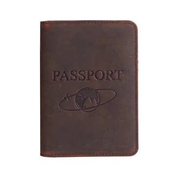 Oamenii de Afaceri Pașaport Acoperă Suport Accesorii de Voiaj Femei Vintage RFID Pământ ID Card Bancar din Piele PU de Înaltă Calitate Caz Portofel