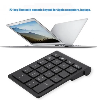2.4 G/fără Fir Bluetooth 3.0 Tastatura Numerică tastatura Numerică 22 De Taste Tastatură Digitală pentru Contabil Casier Laptop Notebook Tablete