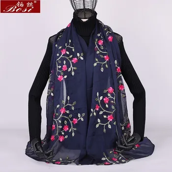 Iarna fierbinte 2018 femei eșarfă șal primavara-vara silk poncho eșarfe, șaluri împachetări lady brand plaja fulare hijab sjaal foulard noi