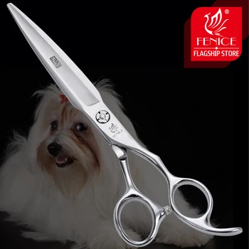 Fenice 7.0 inch Profesională tunsoare Foarfece de Tăiere Dreaptă Forfecare Japonia 440C Câine Tăiat Părul Frizer Instrumente