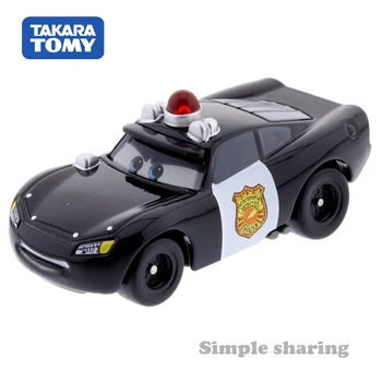 Takara Tomy TOMICA C-36 Cars Lightning McQueen (Poliție Tip) Hot Pop pentru Copii Jucarii pentru Autovehicule turnat sub presiune, Metal Model de Colecție