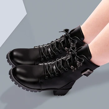 Femei Cizme Glezna 2020 nouă femei cizme groase de pluș cald pentru femei de iarnă gol cizme de iarna pentru femei pantofi Non-alunecare Doamnelor Cizme de