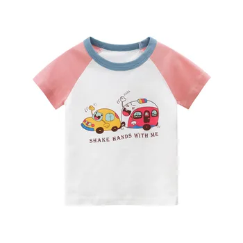 Fete Tricou De Vară Pentru Copii Boys T-Shirt Haine De Bumbac Copilul Topuri Tricouri Fata De Desene Animate De Imprimare Copilul Nou Ajunge În 2020 Îmbrăcăminte