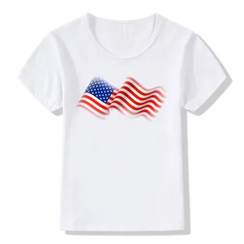 2020 Copii Patriot American Flag Tricou Copil Casual Alb T-shirt Copil Fete Baieti Vara Maneca Scurta, Haine, ooo363
