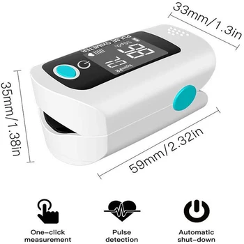A DUS degetul oximetru Saturația de Oxigen din Sânge Metru Portabil Digital cu Monitor de Ritm Cardiac пульсоксиметр на палец пульсооксиметр