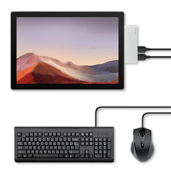 C USB HUB cu Multi USB3.0 HDMI Adaptor Dock Pentru Microsoft Surface Du-te Go2 Pro x Pro7 Carte 3/2 Laptop3 USB-C Port Splitter
