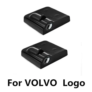 2 buc Led-uri Auto Ușa Logo-ul de Lumini Laser Proiector Pentru Volvo s40, s80 xc60 s60 v70 xc90 v40 v50 zaruri vida 850 c30, v60 s70 940 xc70 c70