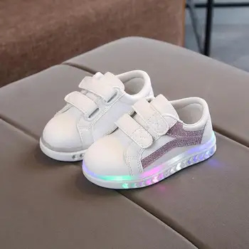 Dimensiunea 21-30 Copii Pantofi Luminoase Adidasi pentru Copii Copilul Pantofi Fete Led Adidași pentru Fete Baieti Copii Pantofi Adidași cu Lumina