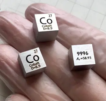 10mm Co≥99.99% Cobalt Co Cub Tabelul Periodic Al Elementelor Cub Realizate manual de Știință de Învățământ Meserii DIY Display